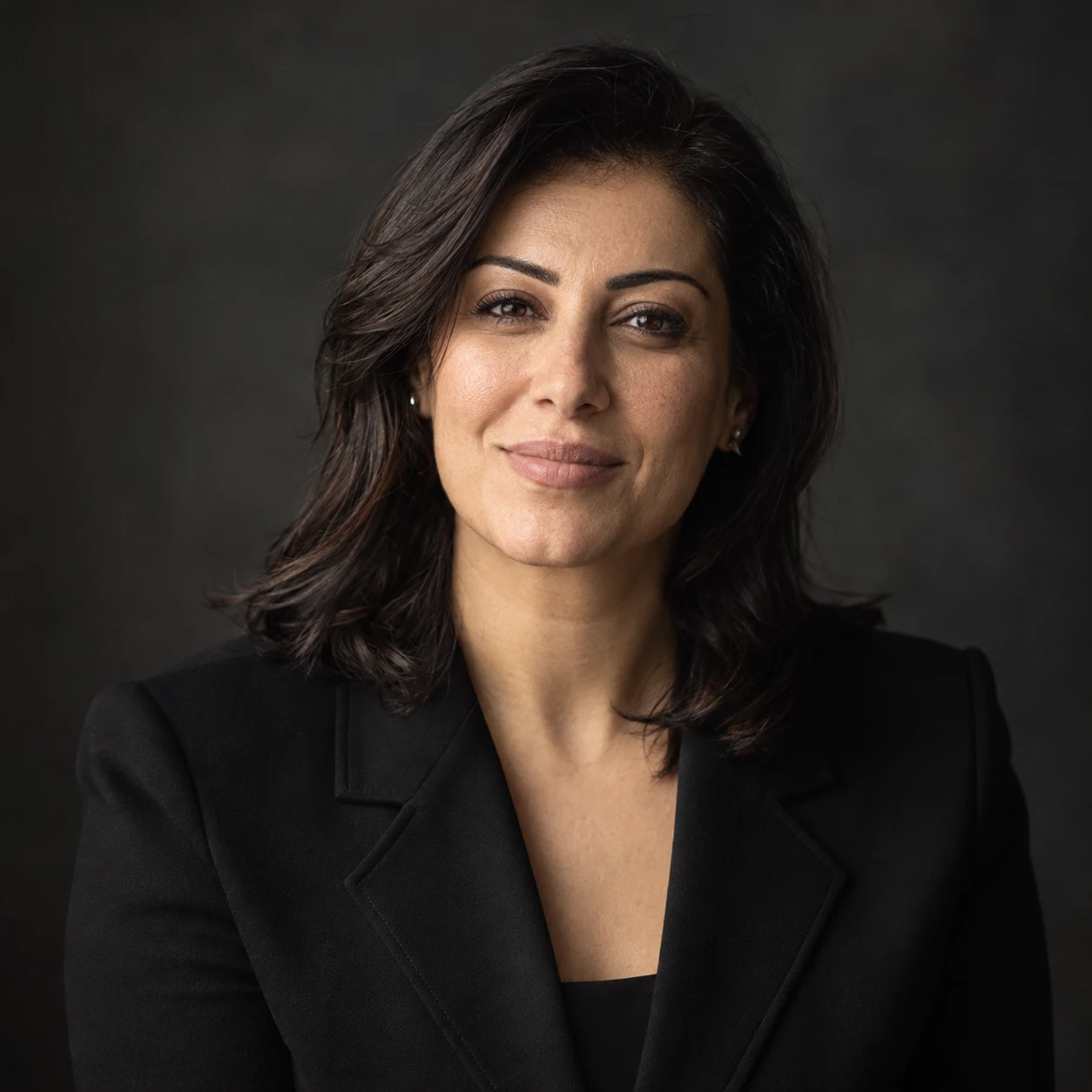 AI-generated editorial portrait of a business leader